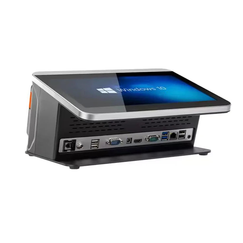 Android/X86 10.1/13.3 Inch+2.4 Inch POS Systems Terminal All-in-one Machine,POS with NFC/printer/QR Code Scanning---ODM